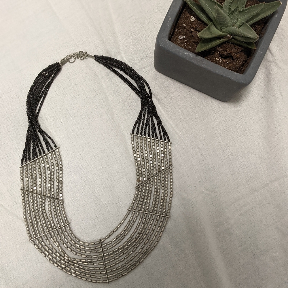 Tribal beaded statement necklace - Picture 1 of 1
